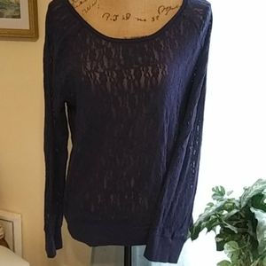 Victoria's Secret Pink lace pullover top